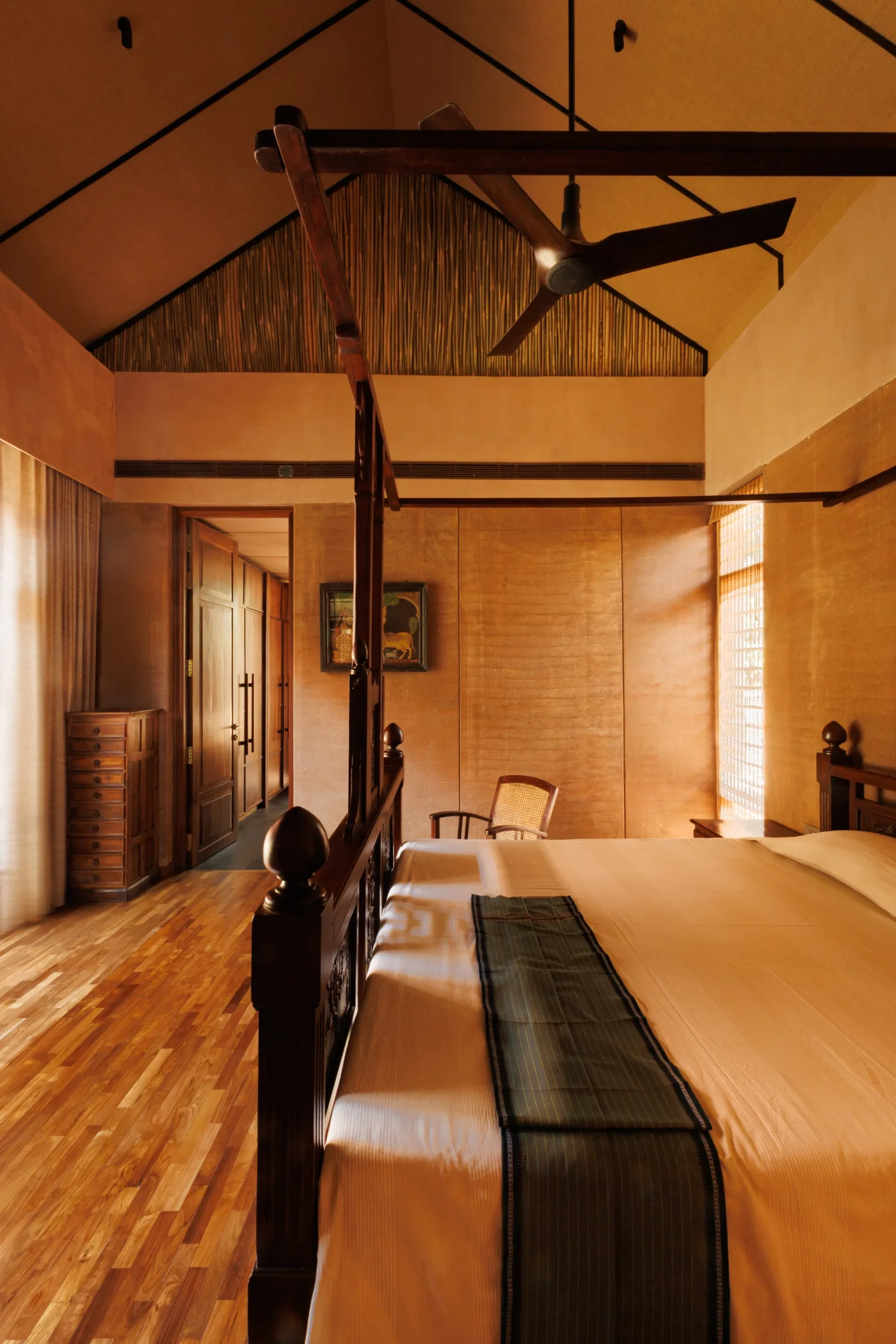 the master bedroom