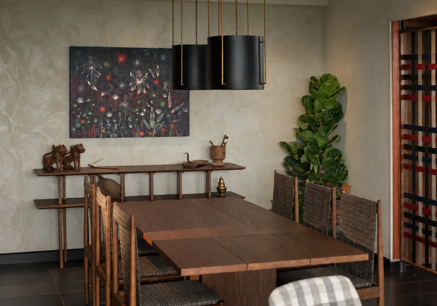 the dining room