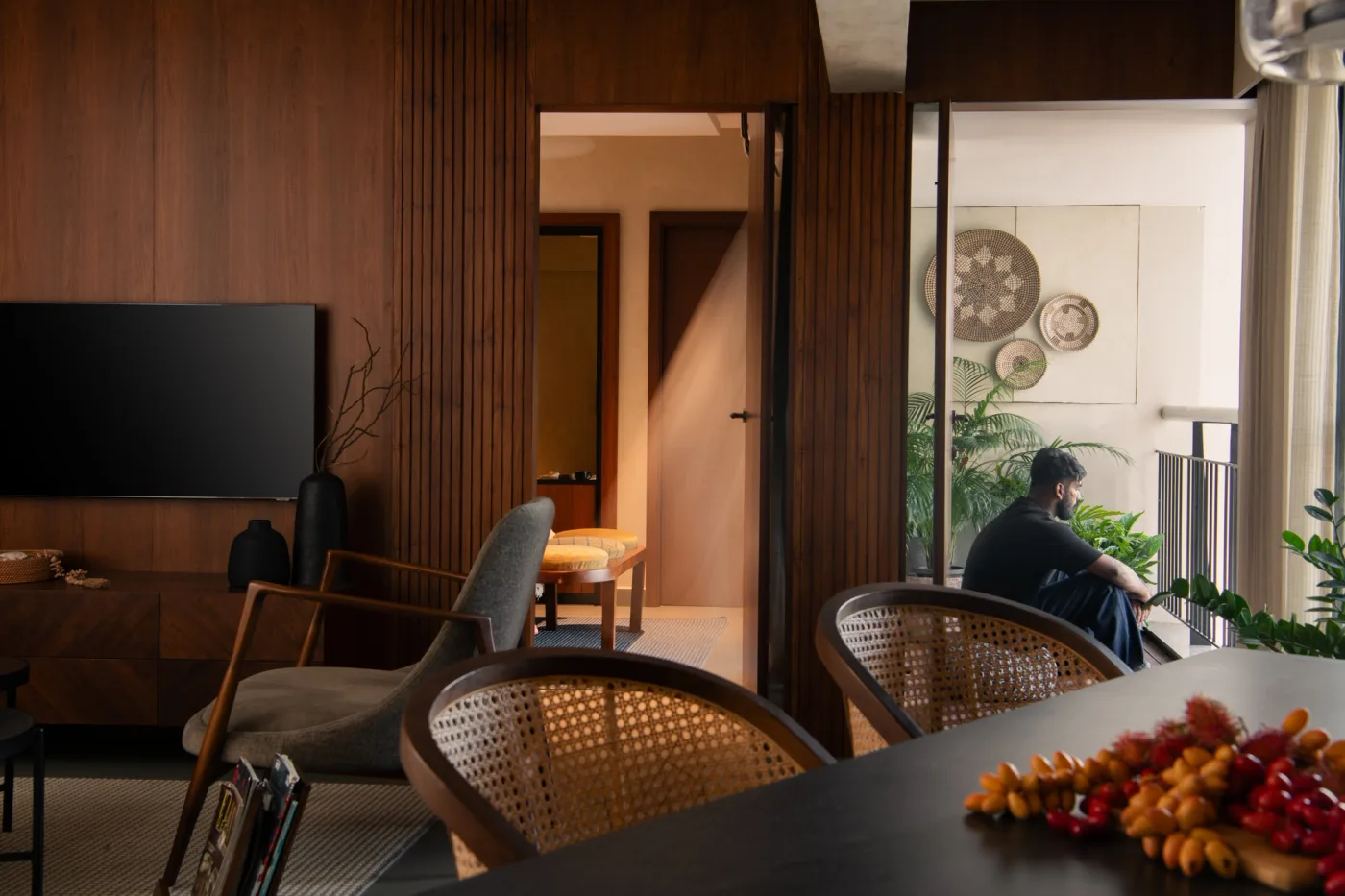 living and dining room