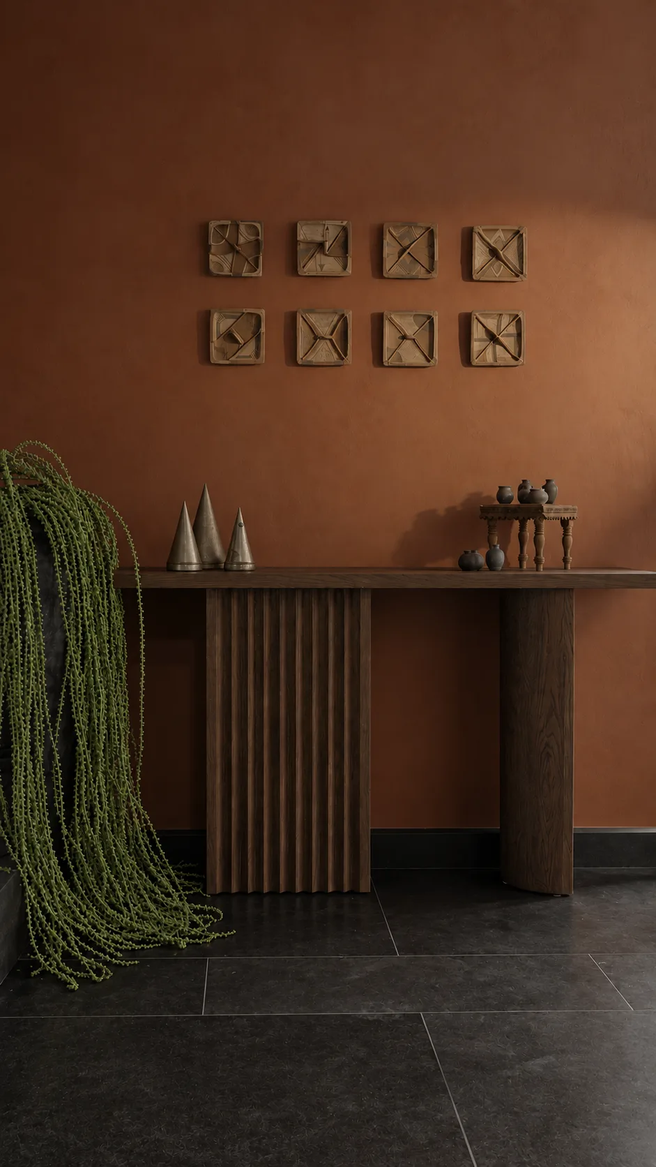 the office entry wall